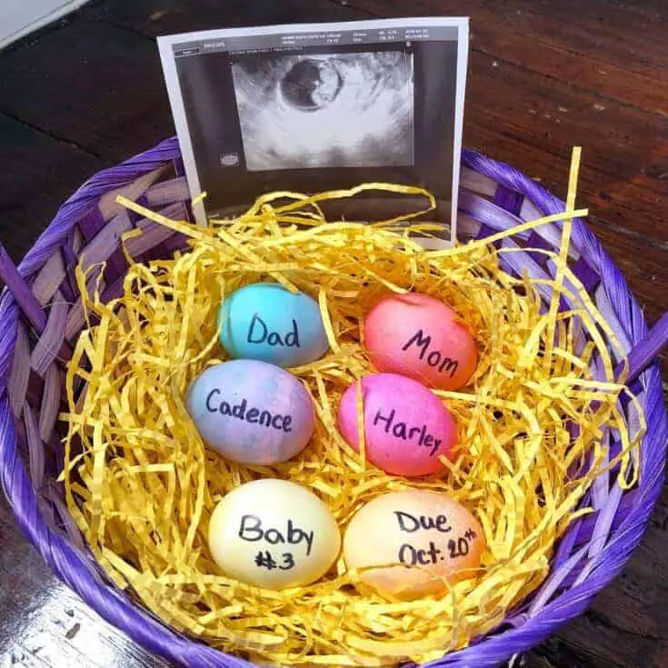 Easter Pregnancy Announcement Ideas