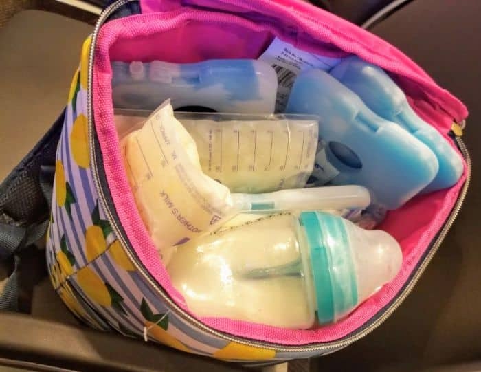 How to travel with breast milk by car